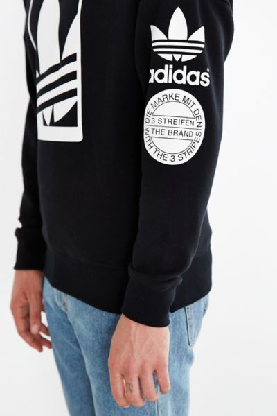 adidas originals box trefoil graphic sweatshirt