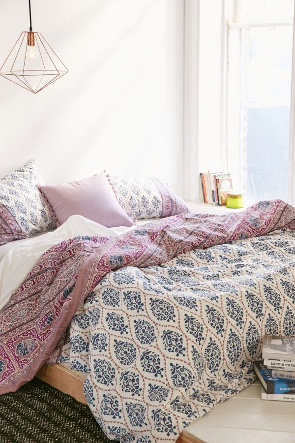 Plum Bow Sofia Block Duvet Cover Urban Outfitters