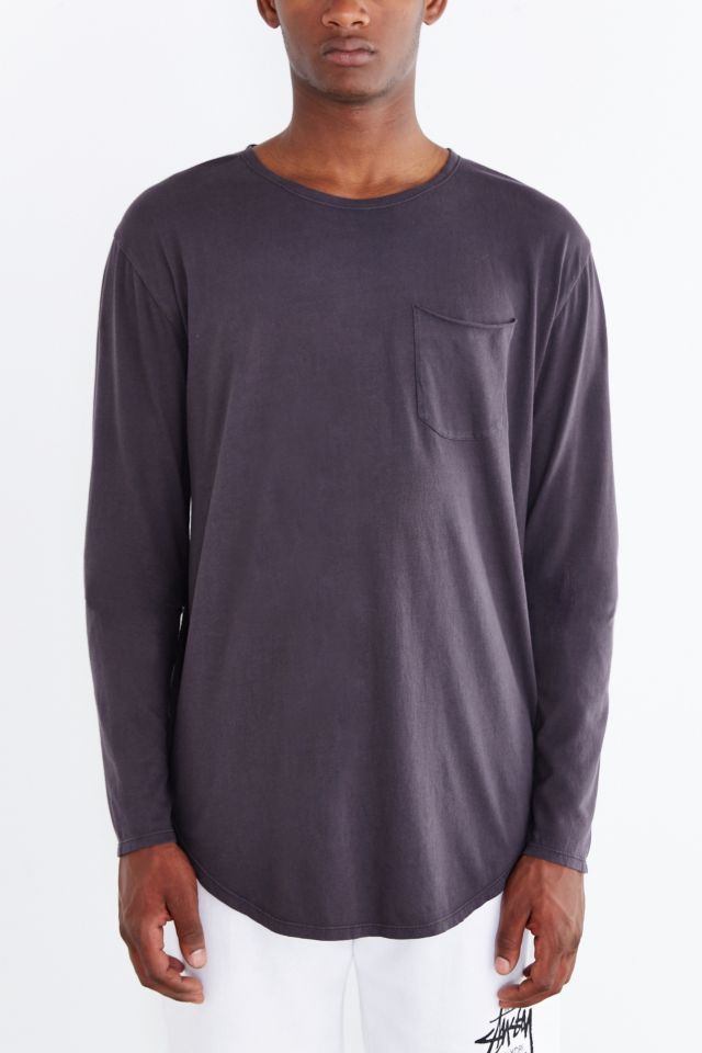 Pigment Dye Long-Sleeve Tee | Urban Outfitters