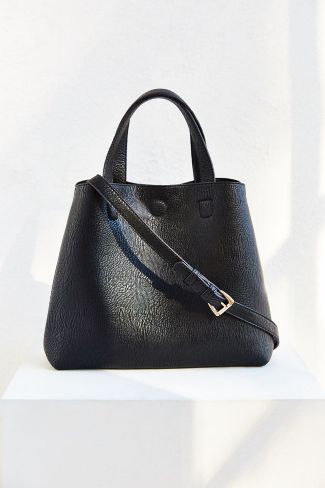 Mini Reversible Faux Leather Tote Bag | Urban Outfitters