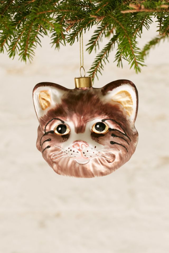 Cat Head Ornament | Urban Outfitters