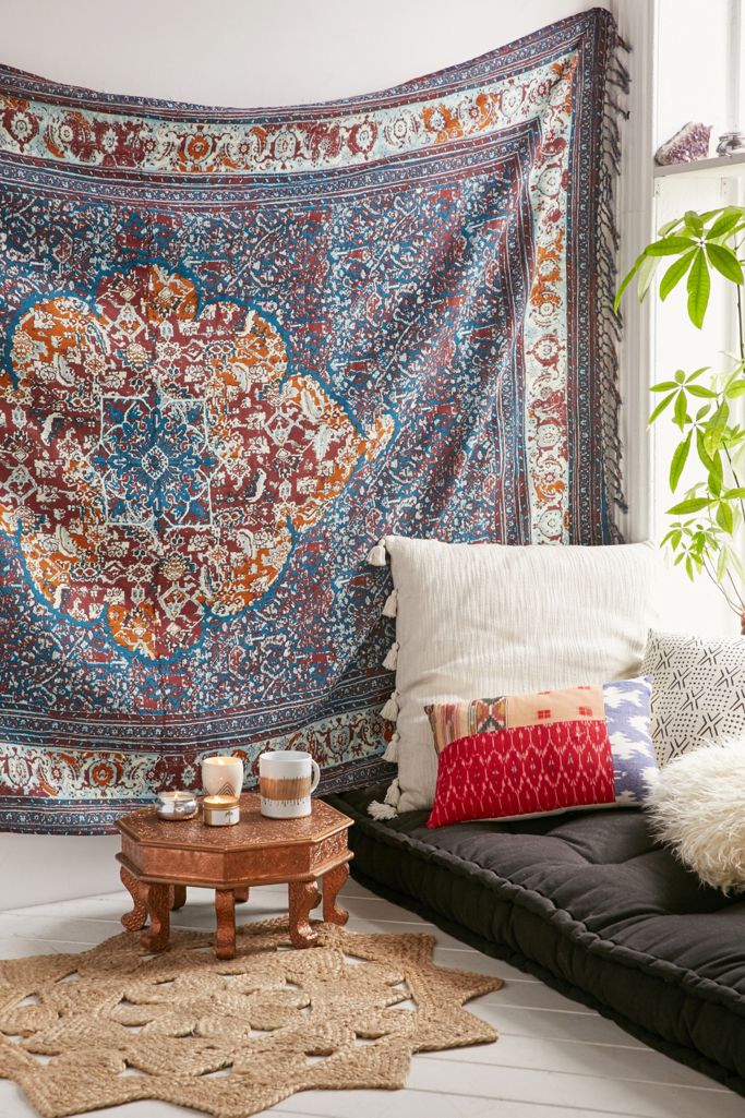 Magical Thinking Anahita Boho Worn Tapestry Urban Outfitters