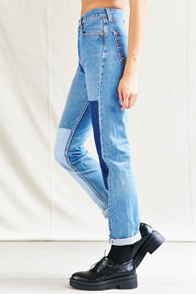 patched jean