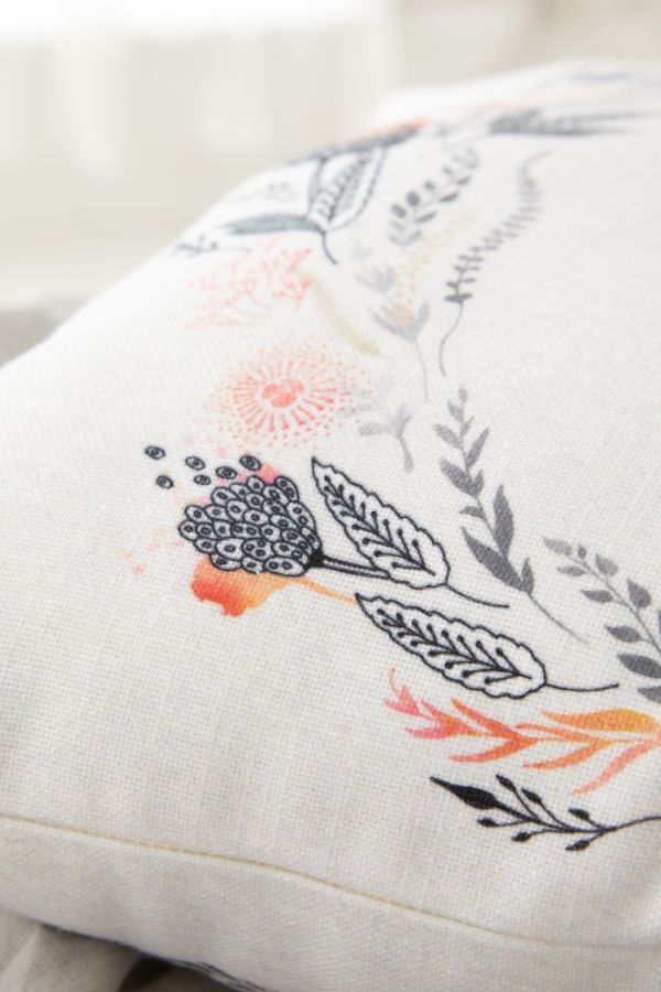 Iveta Abolina For Deny Pink Summer Monogram Pillow Urban Outfitters