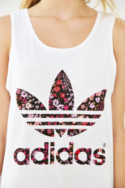 adidas double logo tank top