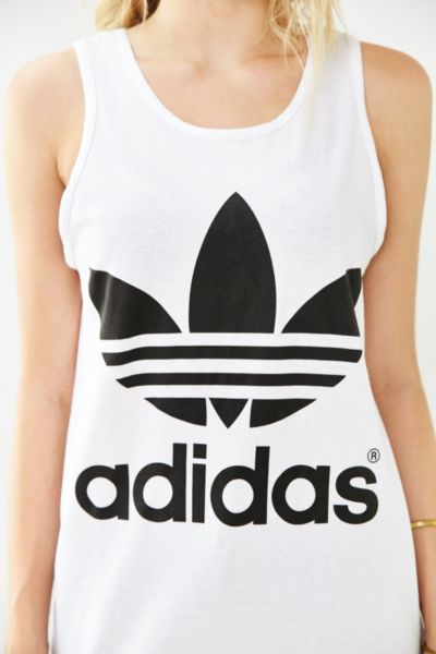 adidas double logo tank top