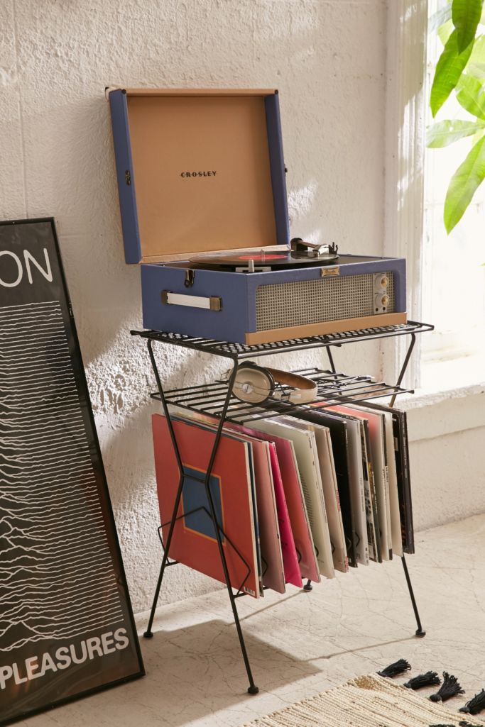 Metal Vinyl Storage Shelf Urban Outfitters