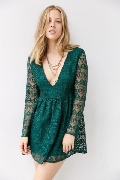 urban outfitters green dress