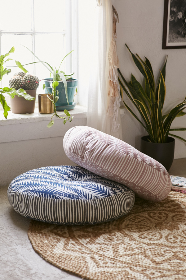 Magical Thinking Pilpil Mixed Pattern Floor Pillow Urban Outfitters