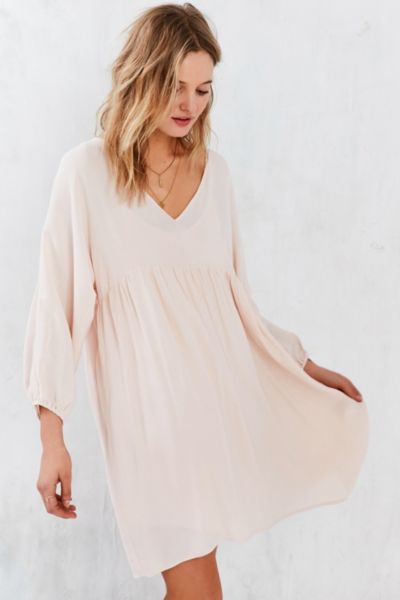 long white floaty dress