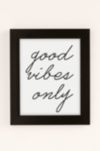 Honeymoon Hotel Good Vibes Only Art Print | Urban Outfitters