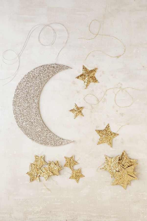 Meri Meri Moon And Star Hanging Decorations Urban Outfitters