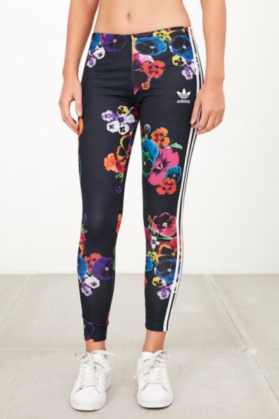 adidas flower leggings