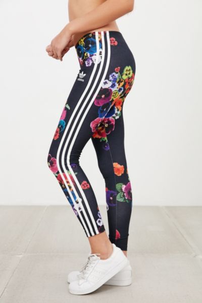 adidas floral leggings