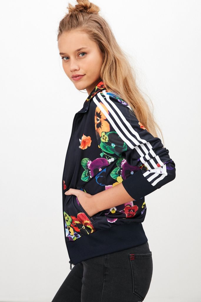 adidas firebird flower track top adidas firebird flower track top