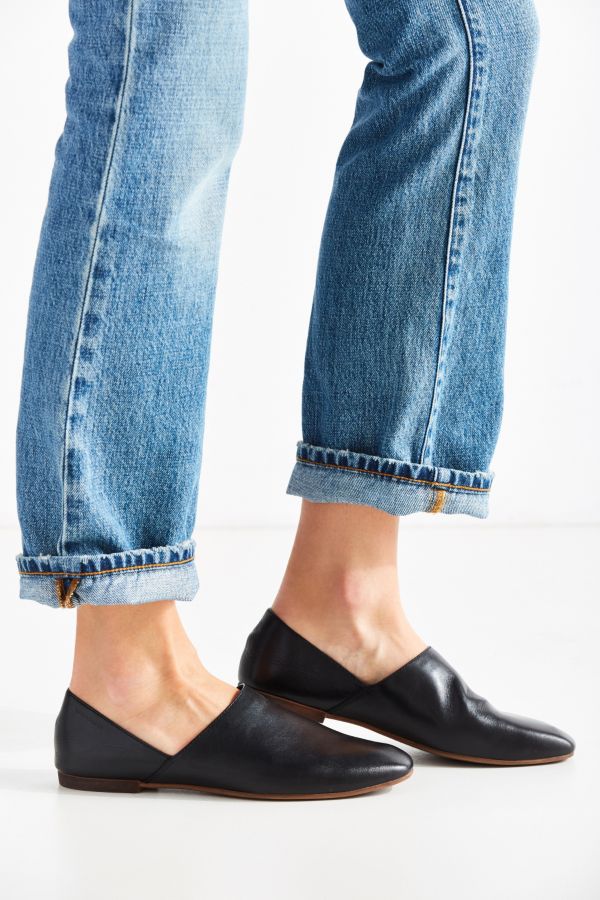 high vamp flats