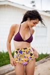 Out From Under Printed Flat High-Waisted Bikini Bottom
