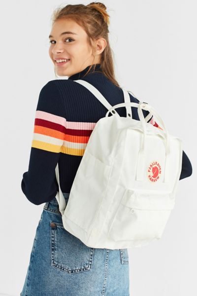 white kanken backpack for sale