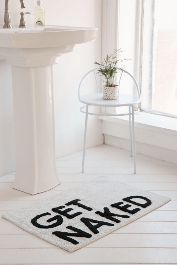 Get Naked Bath Mat | Urban Outfitters