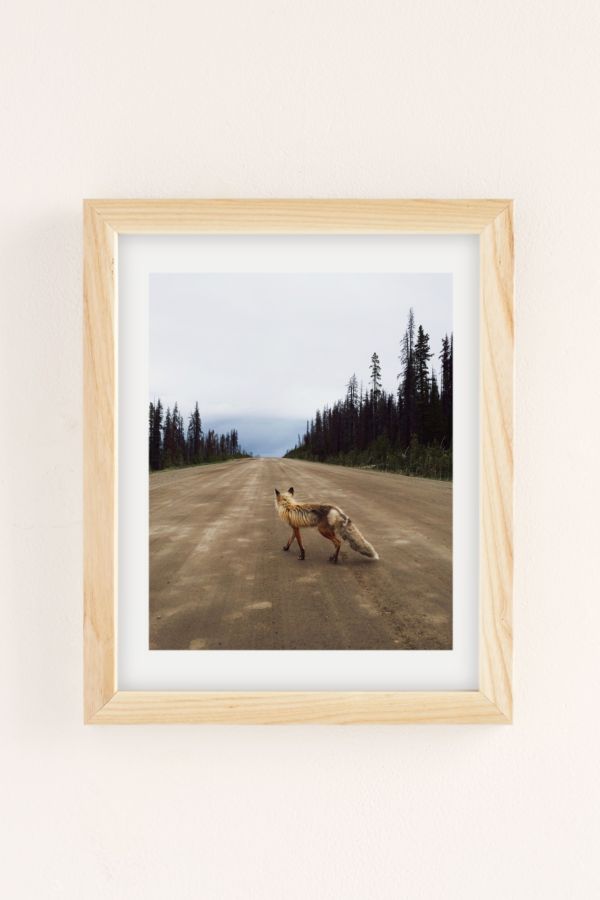 Slide View: 2: Kevin Russ Road Fox Art Print