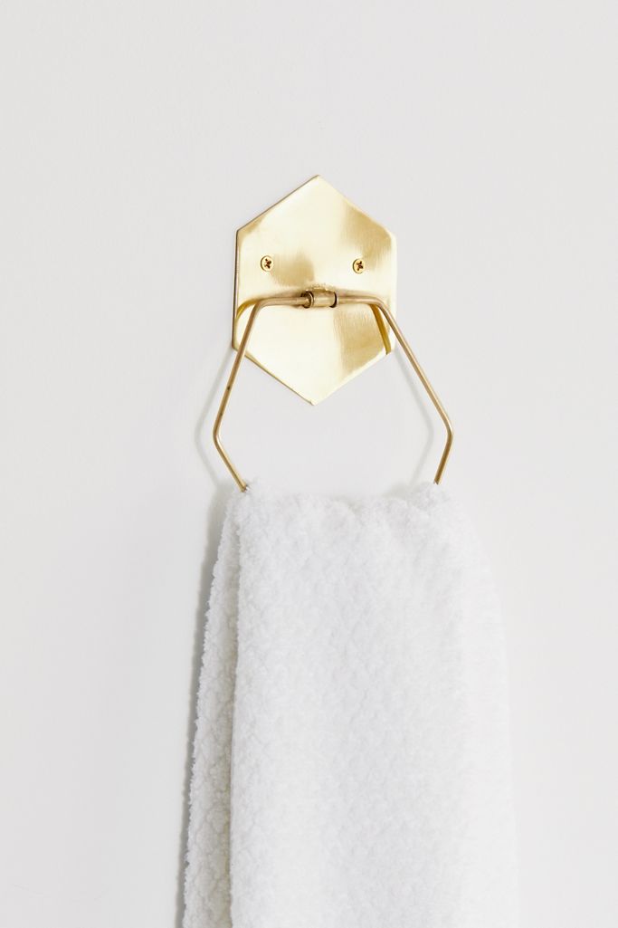 Hexagon Towel Ring Urban Outfitters