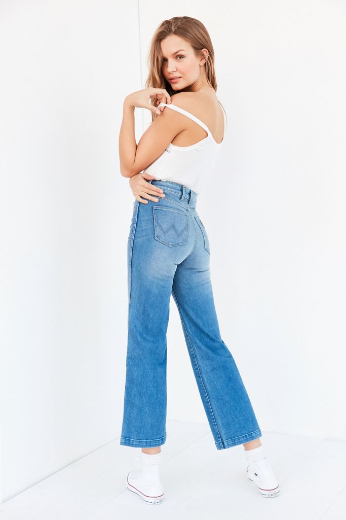Wrangler Marfa High-Rise Cropped Flare Jean | Urban Outfitters