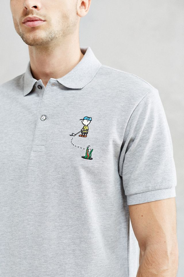 Lacoste Peanuts Charlie Brown Polo Shirt Urban Outfitters