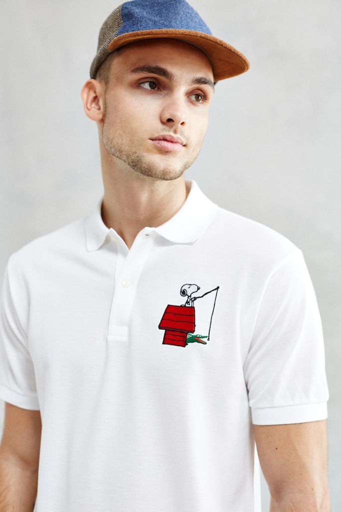 Lacoste Peanuts Snoopy Polo Shirt Urban Outfitters