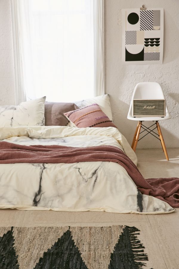 Chelsea Victoria For Deny Marble Duvet Cover Urban Outfitters