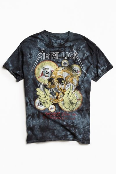 metallica graphic tee