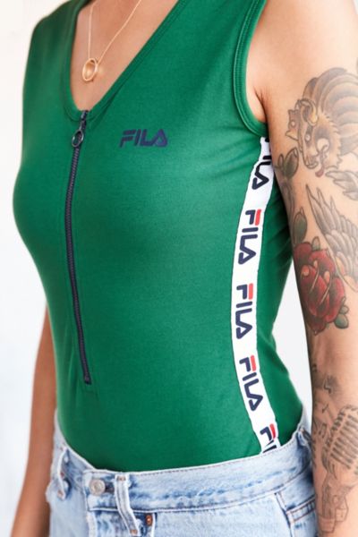 fila zip up bodysuit