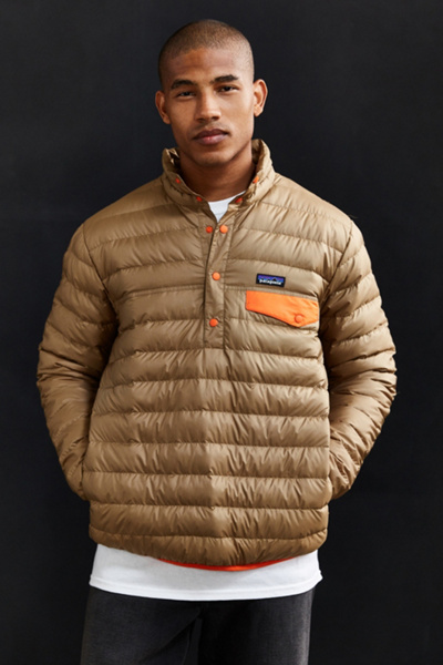 patagonia down snap pullover