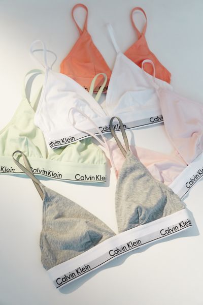 calvin klein modern cotton triangle bralette