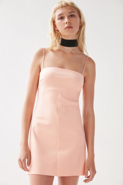 a line mini slip dress