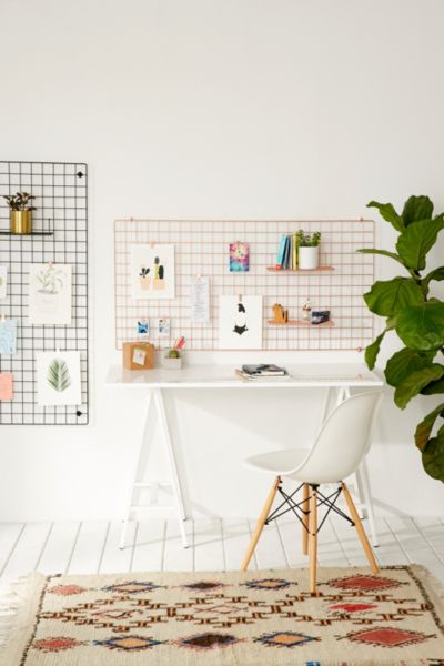 Wire Wall Rectangle Grid Urban Outfitters Canada   38886099 001 B