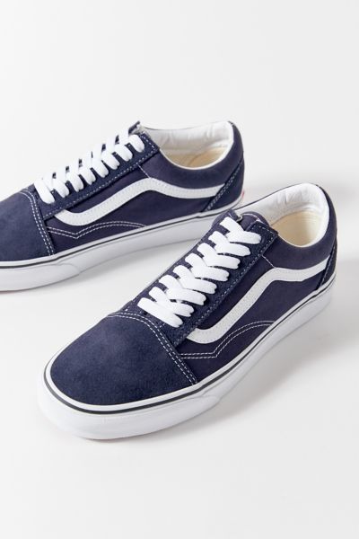 old skool vans dark blue