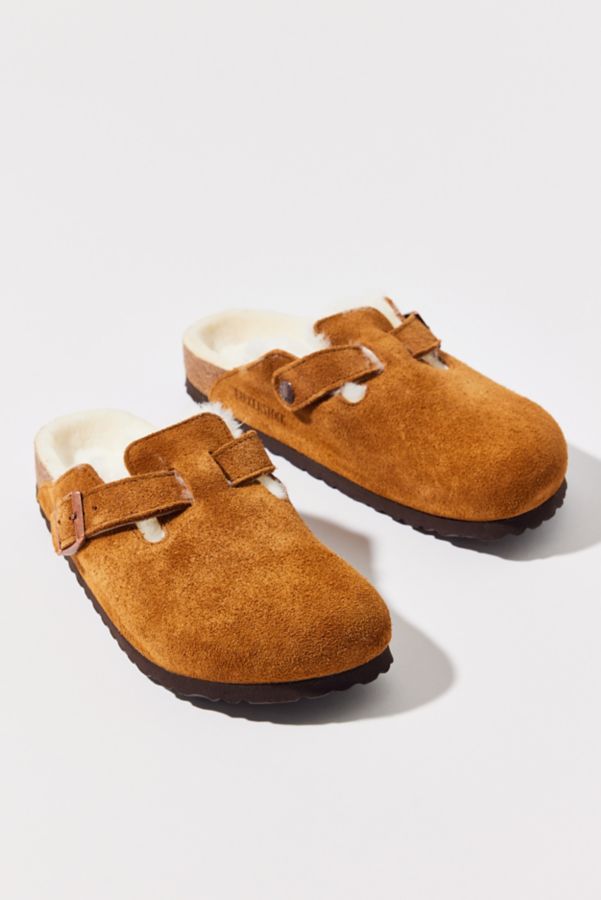 Slide View: 1: Birkenstock Boston Shearling Clog