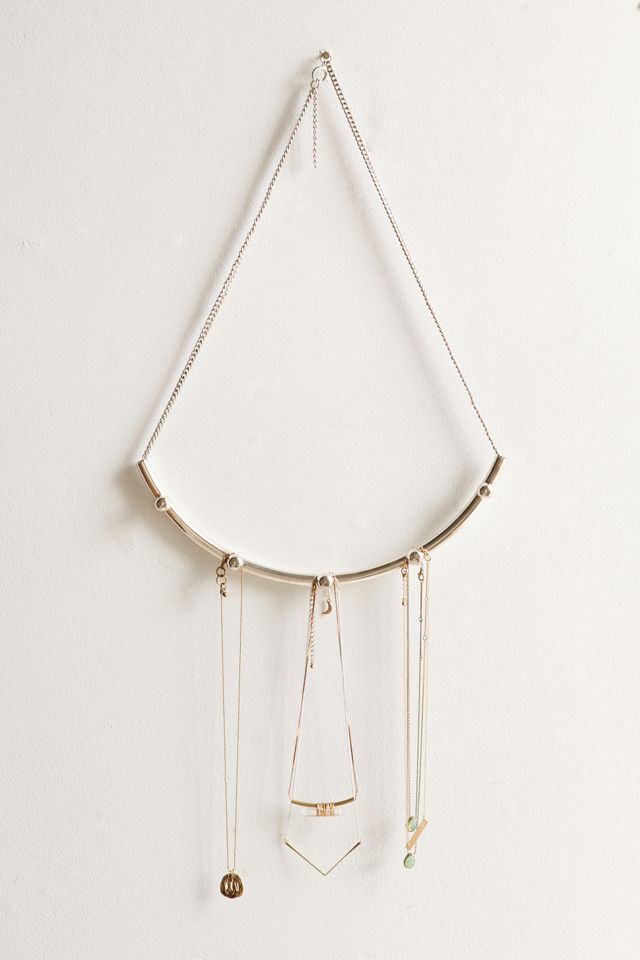 Curved Bar Hanging Jewelry Organizer Urban Outfitters