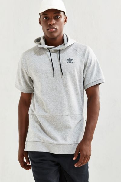 mens adidas short sleeve hoodie