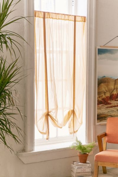 draped shade curtain