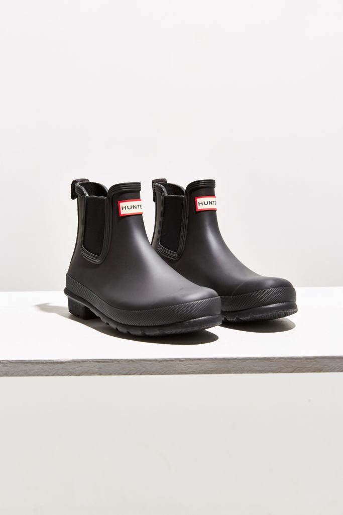 hunter chelsea rain boots men