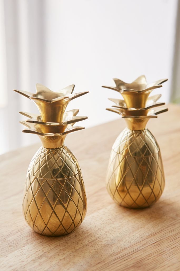 W&P Design Pineapple Shot Glass Set Of 2 Urban Outfitters