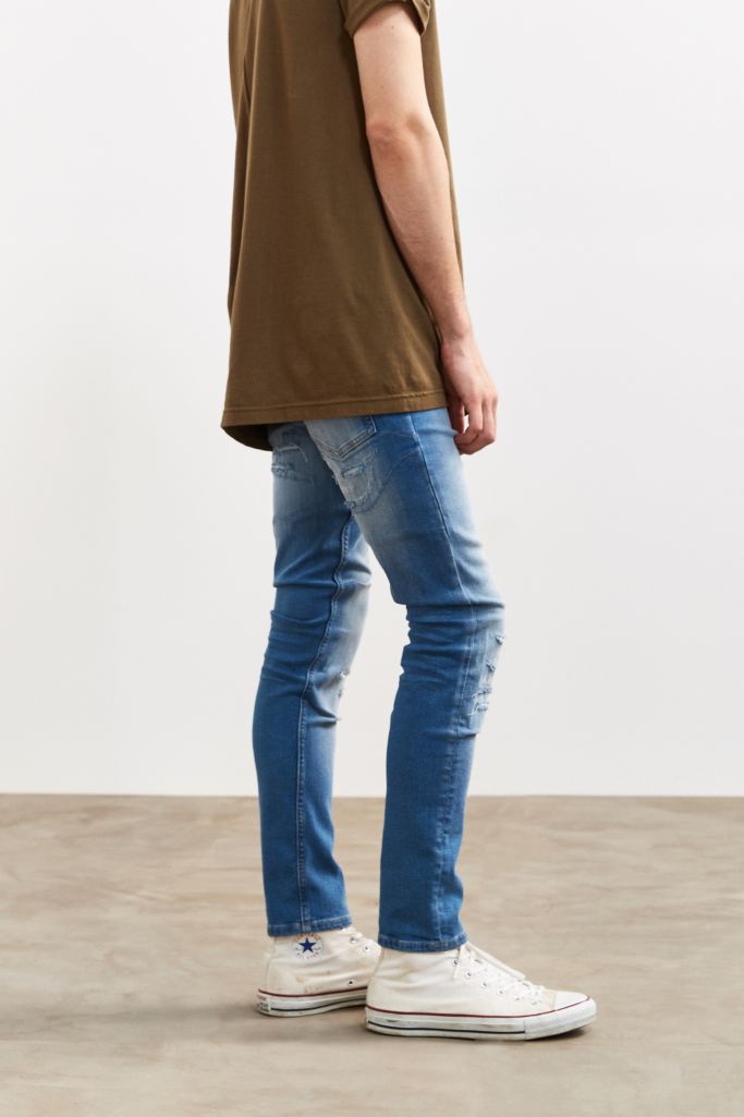 Cheap Monday Tight Break Blue Skinny Jean Urban Outfitters