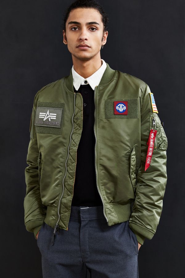Alpha Industries MA-1 Flex Slim-Fit Jacket | Urban Outfitters