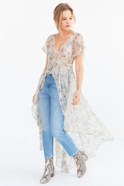 floral maxi top