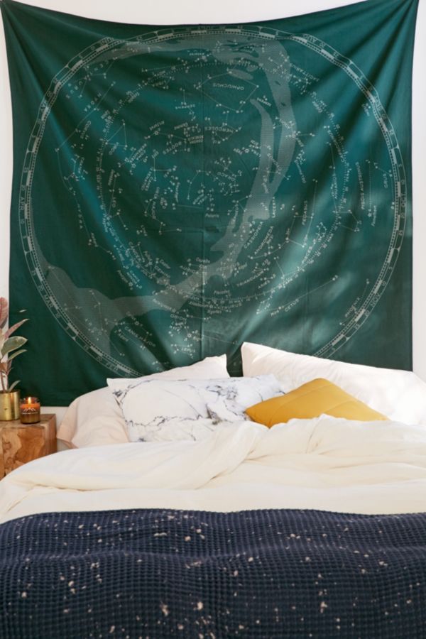 Glow In The Dark Constellation Map Tapestry Urban Outfitters