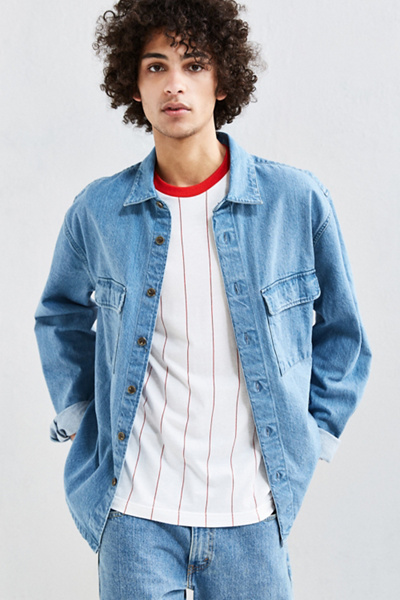 urban outfitters denim shirt