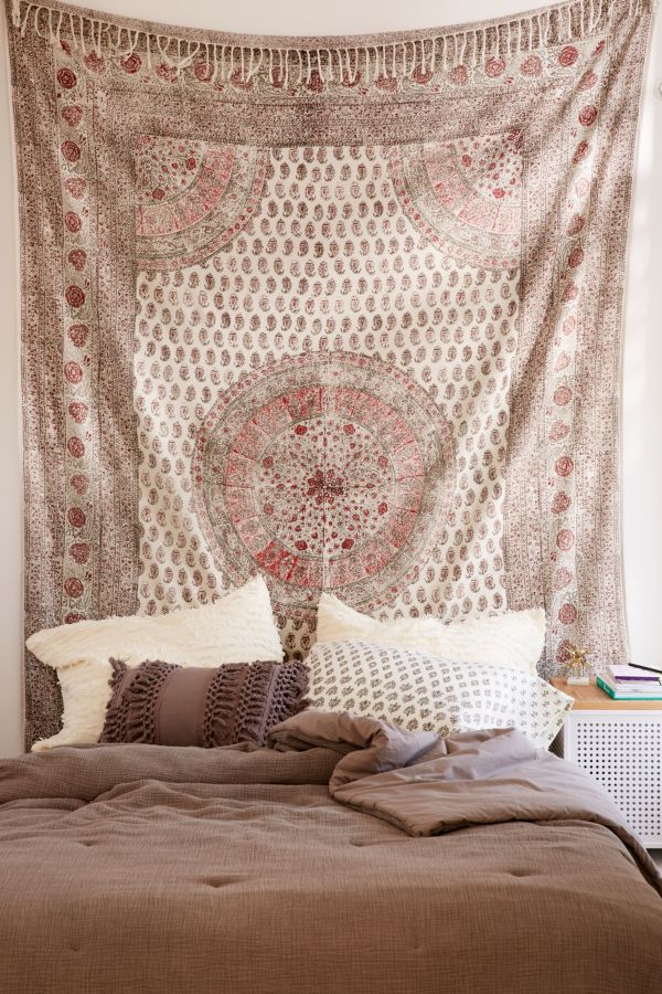 Adaline Medallion Gauze Tapestry Urban Outfitters