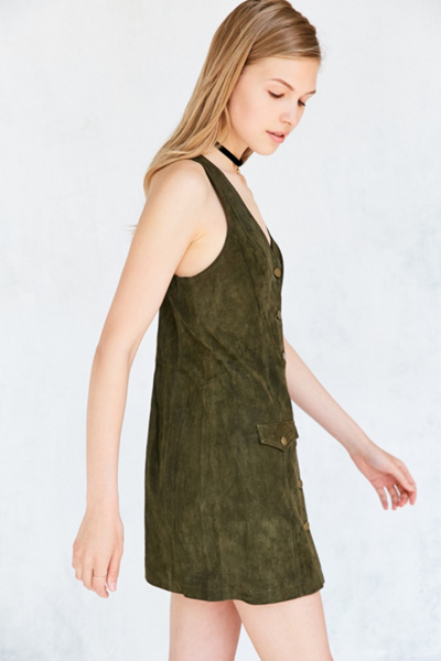 button down jumper dress