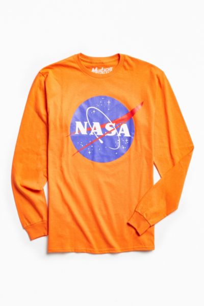 nasa sweatshirt orange